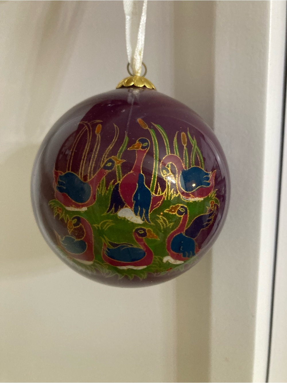 DILLARDS 2012 SIX GEESE A-LAYING ORNAMENT 6TH IN SERIES OF 12 DAYS OF CHRISTMAS